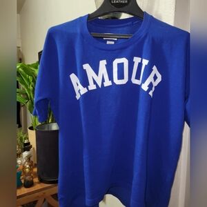 Zadig & Voltaire AMOUR Blue T-Shirt XS